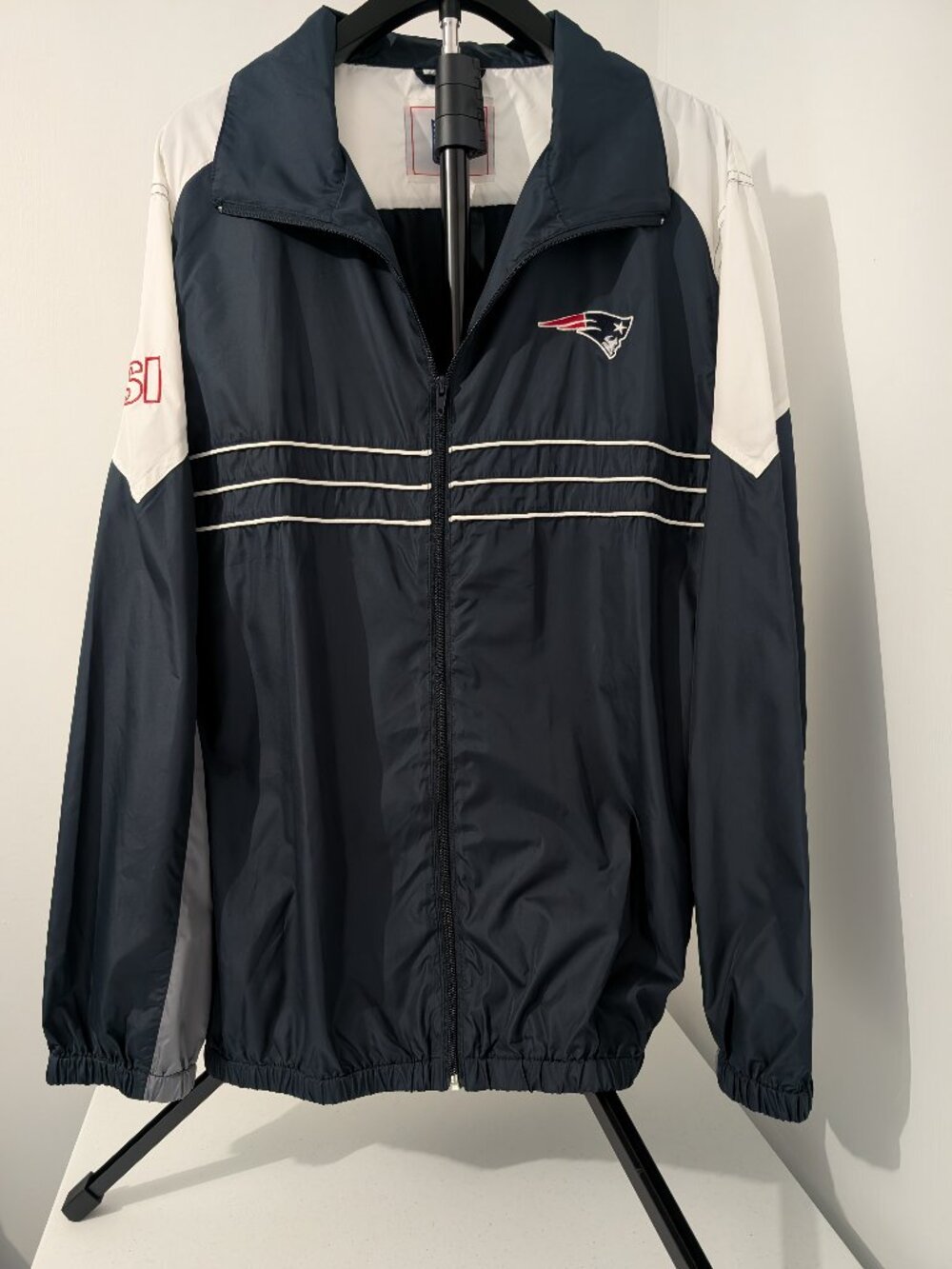 Vintage NFL Team Apparel New England Patriots Windbreaker Jacket - Size L/G